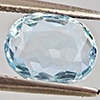 Natural Light Blue Aquamarine 1.15 Ct. Oval Shape  8.2 x 6.4 Mm Gemstone