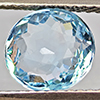 Natural Light Blue Aquamarine 1.80 Ct. Oval Shape  8 x 7.5 Mm Gemstone
