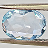 Natural Light Blue Aquamarine 1.08 Ct. Oval Shape 8.6 x 6.4 Mm Gemstone