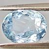Natural Light Blue Aquamarine 1.19 Ct. Oval Shape 7.6 x 6 Mm Gemstone