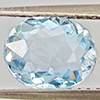 Natural Baby Blue Aquamarine 1.50 Ct. Oval Shape 8.4 x 6.8 Mm Gemstone From Brazil