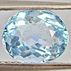 Natural Baby Blue Aquamarine 1.90 Ct. Oval Shape 8.7 x 7.2 Mm Gemstone From Brazil