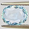 Natural Baby Blue Aquamarine 1.32 Ct. Oval Shape 8.2 x 6.6 Mm Gemstone From Brazil