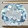 Natural Baby Blue Aquamarine 1.67 Ct. Oval Shape 8 x 7 Mm Gemstone From Brazil