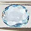 Natural Baby Blue Aquamarine 1.44 Ct. Oval Shape 8.6 x 7.2 Mm Gemstone From Brazil