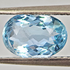 Natural Baby Blue Aquamarine 1.32 Ct. Oval Shape 8.7 x 6.1 Mm Gemstone From Brazil