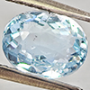 Natural Baby Blue Aquamarine 1.30 Ct. Oval Shape 7.5 x 5.9 Mm Gemstone From Brazil