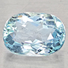 Natural Baby Blue Aquamarine 1.61 Ct. Oval Shape 8.5 x 6.1 Mm Gemstone From Brazil