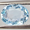 Natural Baby Blue Aquamarine 1.41 Ct. Oval Shape 8.4 x 6.6 Mm Gemstone From Brazil