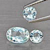Natural Baby Blue Aquamarine 1.38 Ct. 3 Pcs Mixed Shape Gemstone From Brazil
