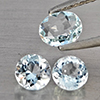 Natural Baby Blue Aquamarine 1.32 Ct. 3 Pcs Mixed Shape Gemstone From Brazil