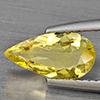 Natural Yellow Beryl 0.90 Ct. Pear Shape 11 x 5.8 Mm Gemstone from Brazil