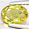 Natural Yellow Beryl 0.64 Ct. Oval Shape 7.4 x 5.3 Mm Gemstone from Brazil