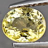 Natural Yellow Beryl 1.04 Ct. Oval Shape 7.2 x 5.9 Mm Gemstone From Brazil