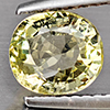 Natural Yellow Beryl 1.28 Ct. Oval Shape 7.3 x 6.5 Mm Gemstone From Brazil