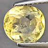 Natural Yellow Beryl 1.44 Ct. Oval Shape 7.9 x 7.3 Mm Gemstone From Brazil