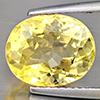 Natural Yellow Beryl 3.81 Ct. Oval Shape 11 x 8.9 Mm Gemstone From Brazil