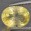Natural Yellow Beryl 1.50 Ct. Oval Shape 8.3 x 6.4 Mm Gemstone From Brazil