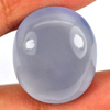 Lavender Chalcedony 18.17 Ct. Oval Cabochon 18.7 x 15.9 Mm. Natural Unheated