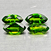 Natural Green Chrome Diopside 1.13Ct. 4 Pcs Marquise Shape 6.2 x 3.3 Mm Gemstone