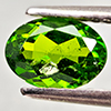 Natural Green Chrome Diopside 1.00 Ct. Oval Shape 7.1 x 5.1 Mm Gemstone