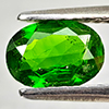Natural Green Chrome Diopside 0.73 Ct. Oval Shape 7 x 5  Mm Gemstone