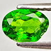 Natural Green Chrome Diopside 0.75 Ct. Oval Shape 7 x 5  Mm Gemstone
