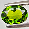 Natural Green Chrome Diopside 0.81 Ct. Oval Shape 7 x 5  Mm Gemstone