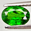 Natural Green Chrome Diopside 0.83 Ct. Oval Shape 7 x 5  Mm Gemstone