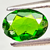 Natural Green Chrome Diopside 0.71 Ct. Oval Shape 7 x 5 Mm Gemstone