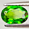 Natural Green Chrome Diopside 0.79 Ct. Oval Shape 7.1 x 5.1 Mm Gemstone