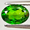 Natural Green Chrome Diopside 1.02 Ct. Oval Shape 7.1 x 5.1 Mm Gemstone