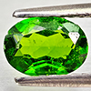 Natural Green Chrome Diopside 0.79 Ct. Oval Shape 7 x 5 Mm Gemstone