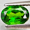 Natural Green Chrome Diopside 0.90 Ct. Oval Shape 7 x 5 Mm Gemstone