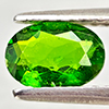 Natural Green Chrome Diopside 0.65 Ct. Oval Shape 7 x 5 Mm Gemstone