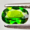 Natural Green Chrome Diopside 0.55 Ct. Oval Shape 6.2 x 4.4 Mm Gemstone
