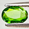 Natural Green Chrome Diopside 0.43 Ct. Oval Shape 6.1 x 4.2 Mm Gemstone