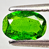 Natural Green Chrome Diopside 0.48 Ct. Oval Shape 6 x 4.1 Mm Gemstone