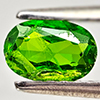 Natural Green Chrome Diopside 0.46 Ct. Oval Shape 6 x 4.1 Mm Gemstone