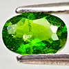 Natural Green Chrome Diopside 0.47 Ct. Oval Shape 6.1 x 4 Mm Gemstone