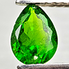 Natural Green Chrome Diopside 0.70 Ct. Pear Shape 6.7 x 5 Mm Gemstone