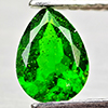 Natural Green Chrome Diopside 0.71 Ct. Pear Shape 6.9 x 5.1 Mm Gemstone