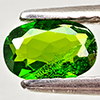 Natural Green Chrome Diopside 0.40 Ct. Oval Shape 6.1 x 4 Mm Gemstone