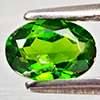 Natural Green Chrome Diopside 0.54 Ct. Oval Shape 6 x 4.1 Mm Gemstone