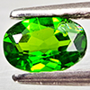 Natural Green Chrome Diopside 0.52 Ct. Oval Shape 6.1 x 4.1 Mm Gemstone