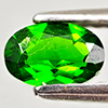 Natural Green Chrome Diopside 0.45 Ct. Oval Shape 6.1 x 4 Mm Gemstone