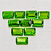 Natural Green Chrome Diopside 3.40 Ct. 10 Pcs Octagon Shape 5.2 x 3.1 Mm Gems Natural Green Chrome Diopside 3.40 Ct. 10 Pcs Octagon Shape 5.2 x 3.1 Mm Gems