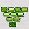 Natural Green Chrome Diopside 2.44 Ct. 10 Pcs Octagon Shape 5.1 x 3 Mm Gemstones Natural Green Chrome Diopside 2.44 Ct. 10 Pcs Octagon Shape 5.1 x 3 Mm Gemstones