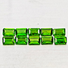 Natural Green Chrome Diopside 2.88 Ct. 10 Pcs Octagon Shape 5.2 x 2.9 Mm Gems Natural Green Chrome Diopside 2.88 Ct. 10 Pcs Octagon Shape 5.2 x 2.9 Mm Gems