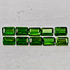 Natural Green Chrome Diopside 2.54 Ct. 10 Pcs Octagon Shape 5.2 x 3 Mm Gemstones Natural Green Chrome Diopside 2.54 Ct. 10 Pcs Octagon Shape 5.2 x 3 Mm Gemstones
